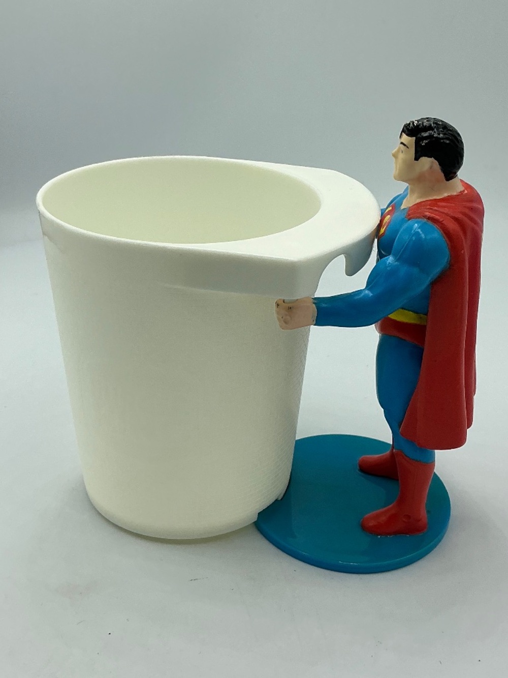 1988 Burger King Superman Figure Cup Holder Burger King Super Powers Collection